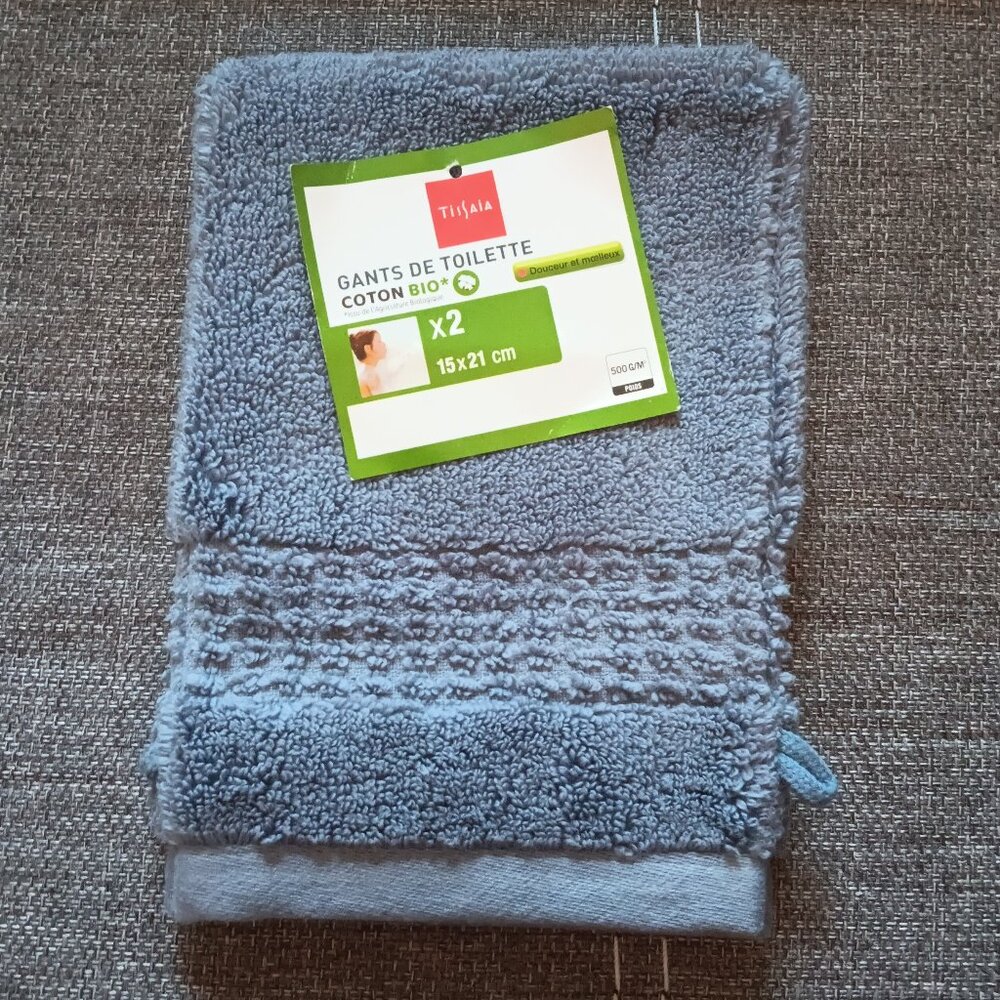 French Shower Gel Glove Applicator (Set of 2)